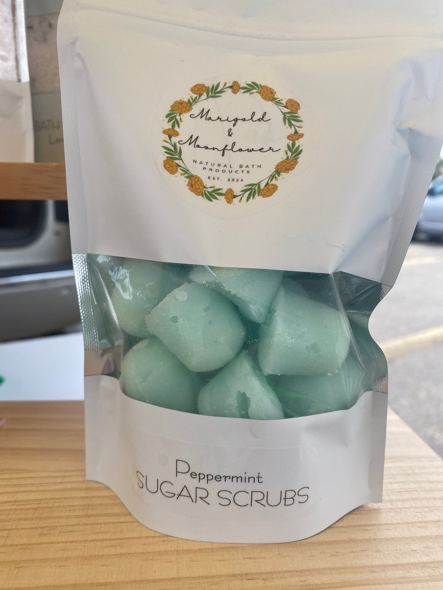 Peppermint Sugar Scrubs