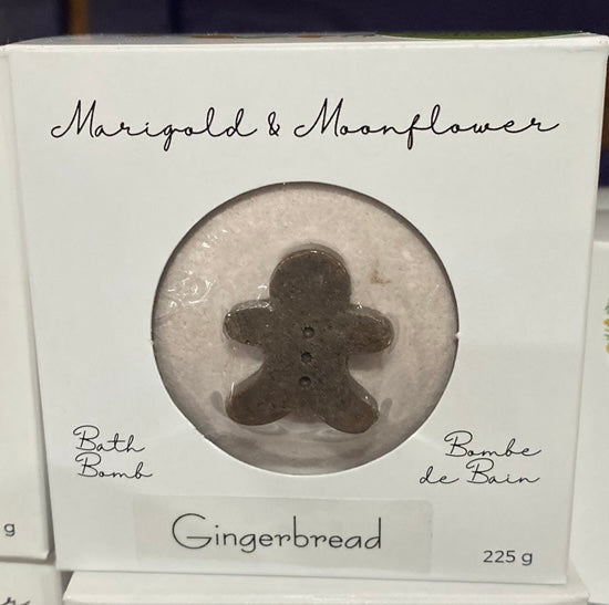 Gingerbread bath bomb