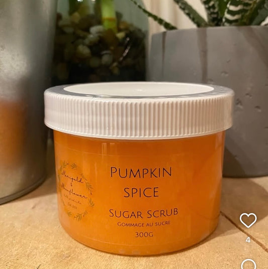 Pumpkin Spice slushy sugar scrub