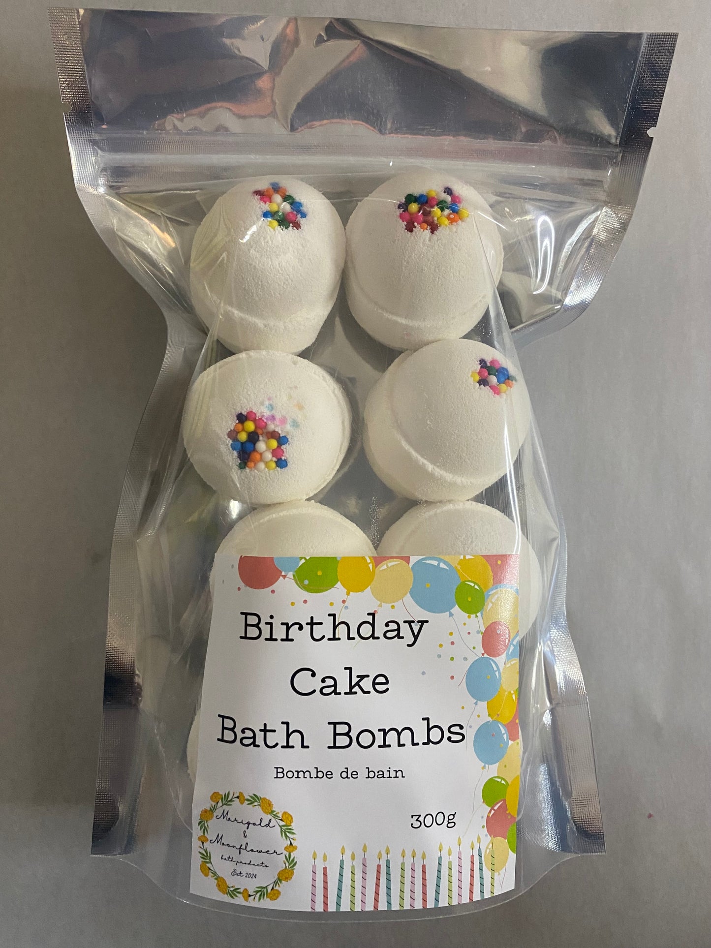 Mini Birthday Cake Bath Bombs