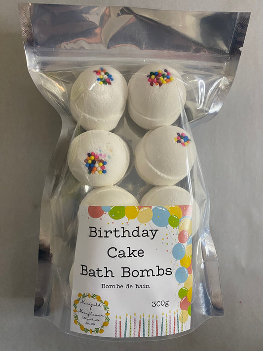 Mini Birthday Cake Bath Bombs