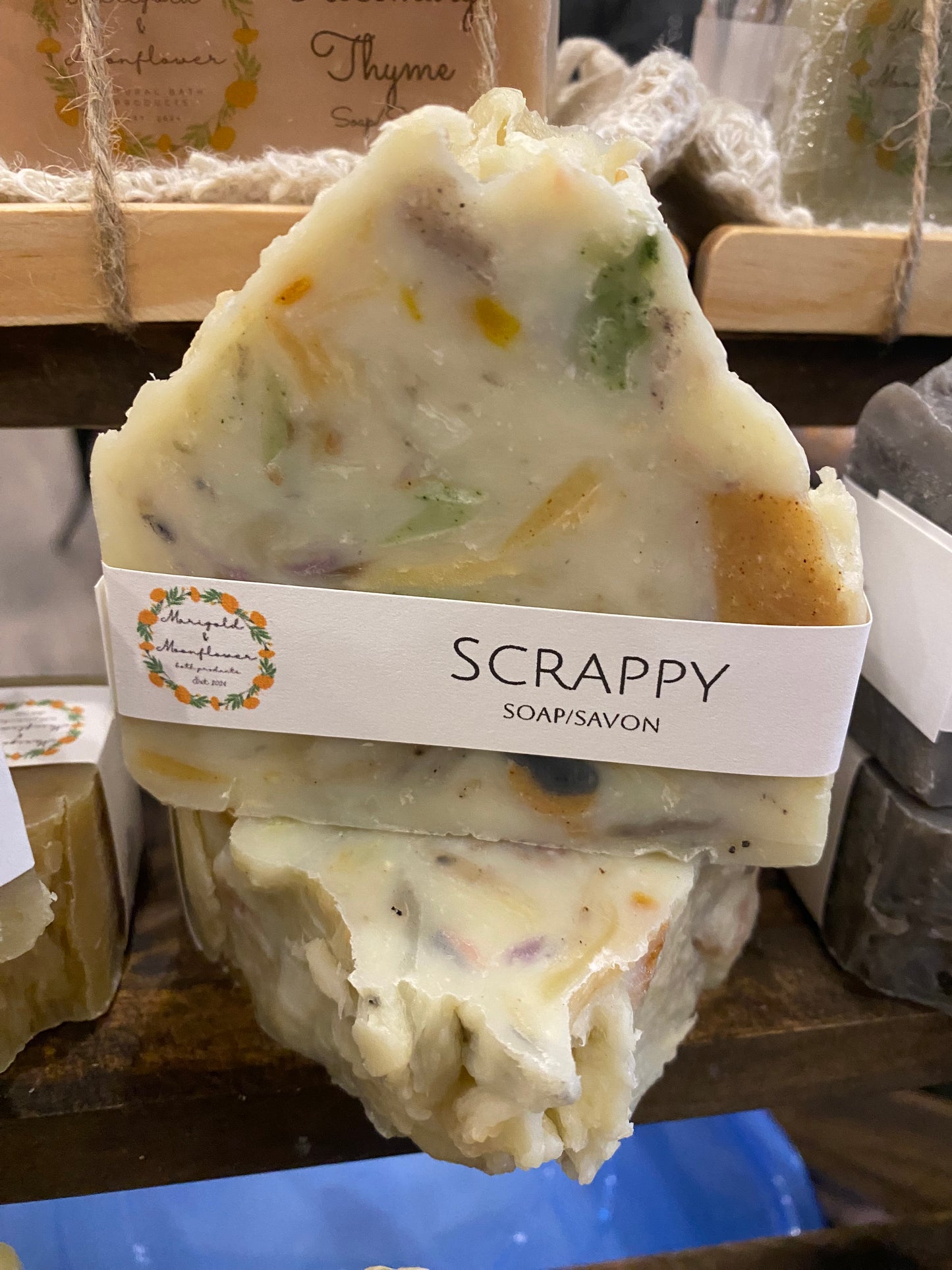 Scrappy bar soap