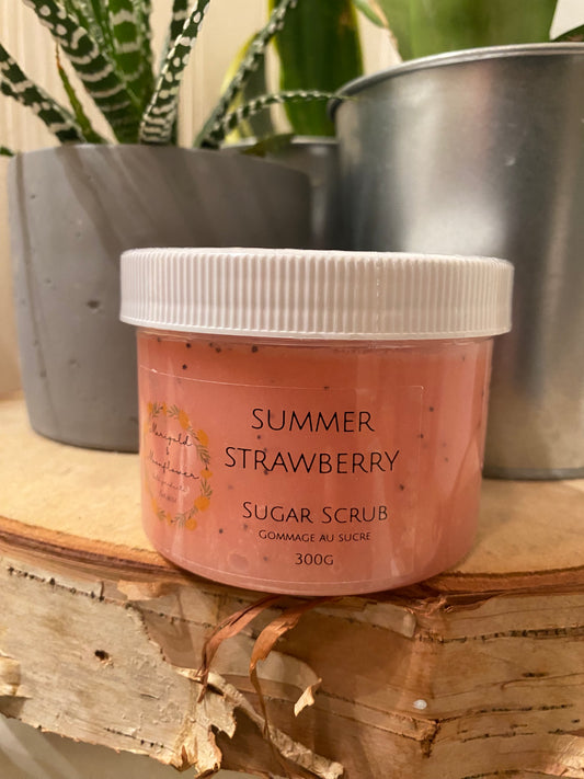 Summer Strawberry Sugar Scrub